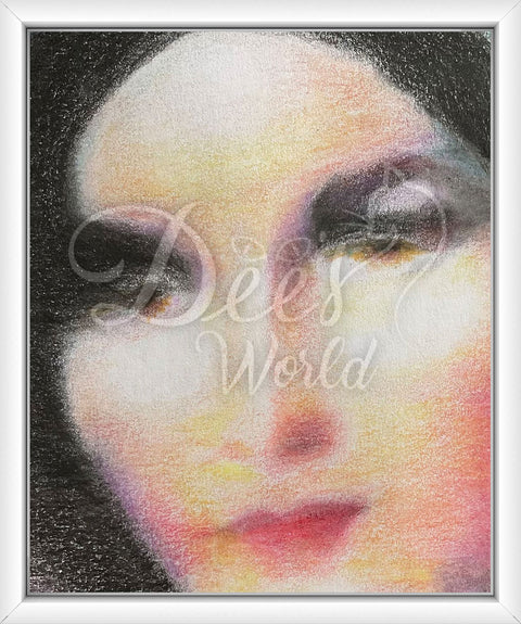 Real Eyes Of Mother Mary Through The Veil